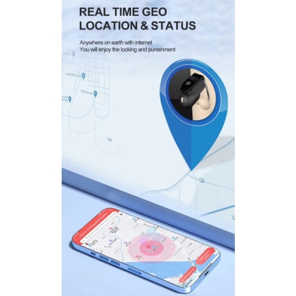 3.0 App-Control Chastity Device L - Black - Image 8