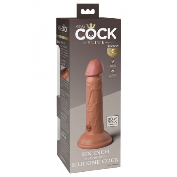 6" Elite Cock - Caramel - Image 8