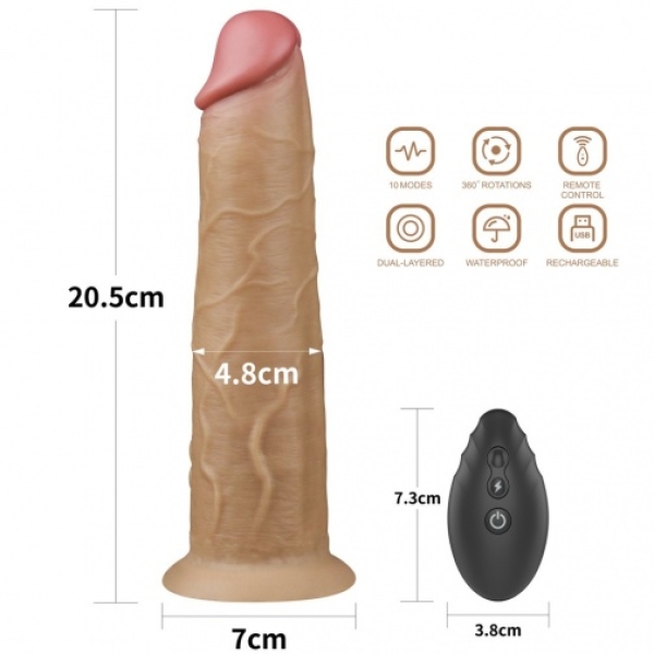 8" Dual Layered Rotator - Flesh - Image 22