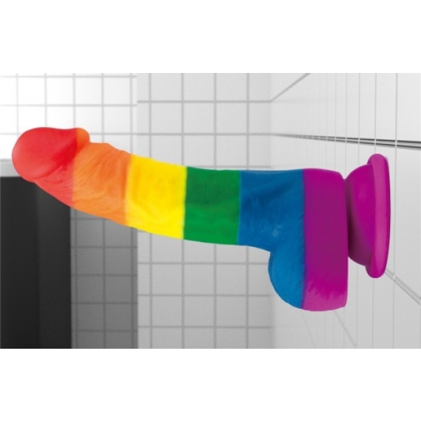 8" Prider Dildo - Rainbow - Image 12