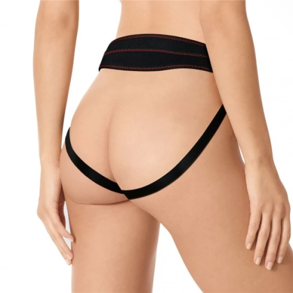 8.5" Vibro Easy Strapon Set w Balls - Image 2
