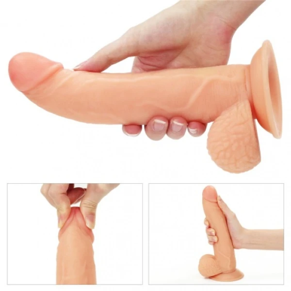 8.5" Vibro Easy Strapon Set w Balls - Image 13