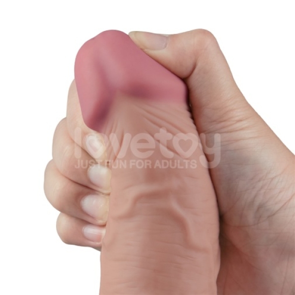 9.5" Real Softee Vibro Dildo - Flesh：圖片 8
