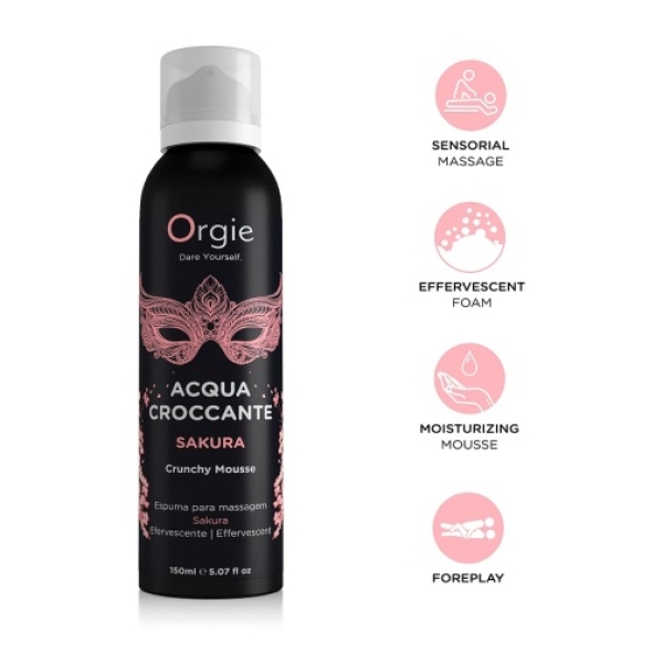 Acqua Crocante Sakura Massage Foam - 150ml：圖片 5