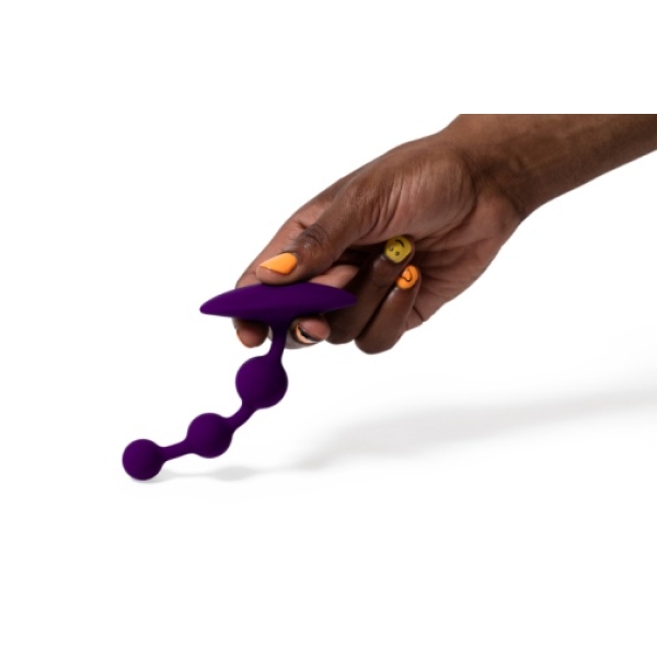 Amp Anal Beads - Purple - Image 2