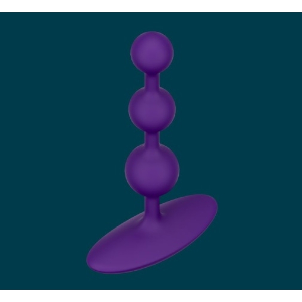 Amp Anal Beads - Purple - Image 7