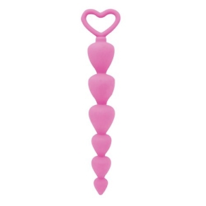 Anadi Anal Beaded Plug 17.5x2.3cm - Pink