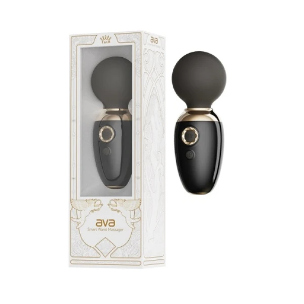 Ava APP Mini Wand Massager - Obsidian Black - Image 10