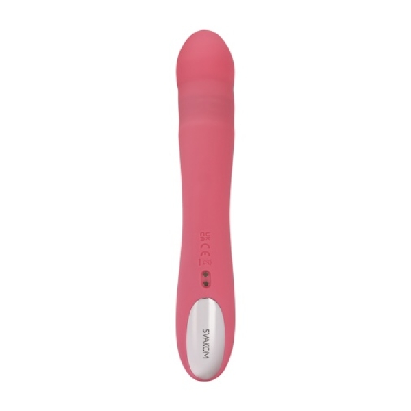 Avery Thrusting Rabbit Vibrator - Strawberry Pink - Image 6