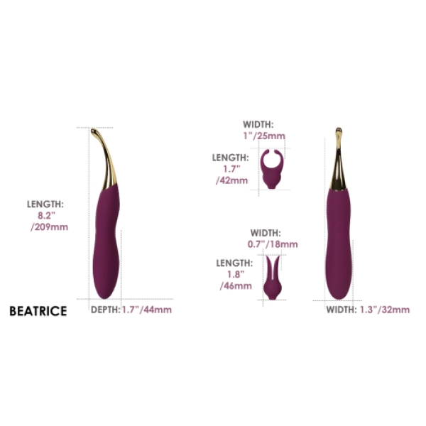 Beatrice G-Spot Vibrator - Violet - Image 10