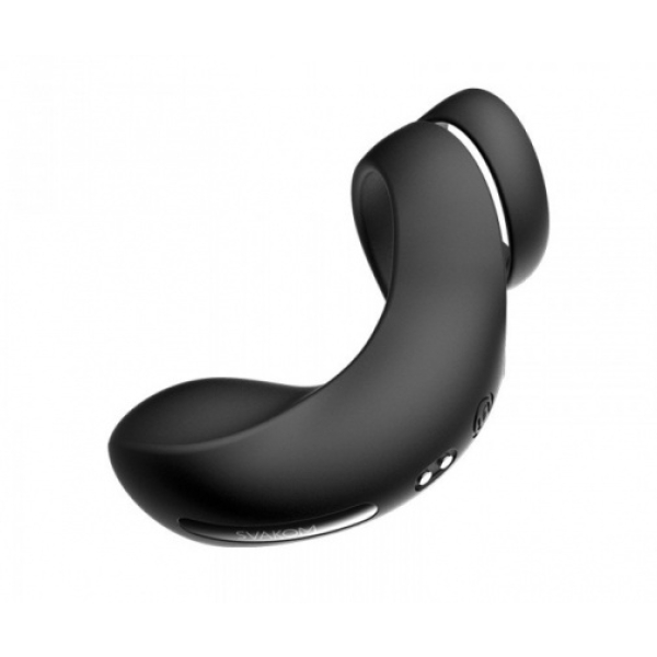 Benedict Double Ring Perineum Stimulator - Black - Image 2
