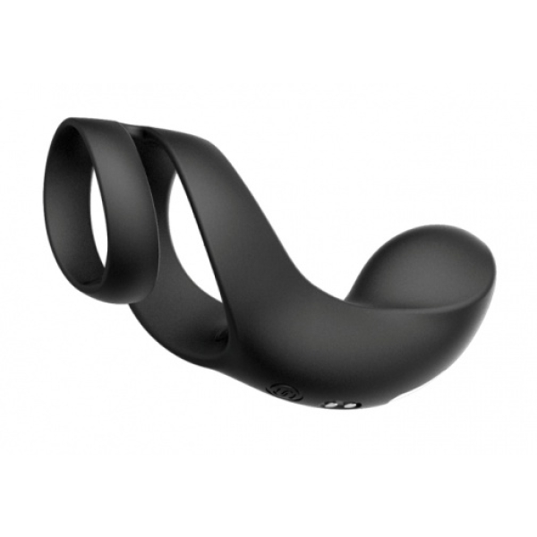Benedict Double Ring Perineum Stimulator - Black - Image 6