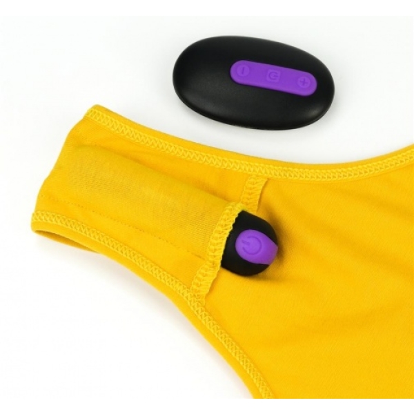 Bitch Vibrating Panties S - Yellow：圖片 7