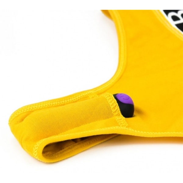 Bitch Vibrating Panties S - Yellow - Image 8