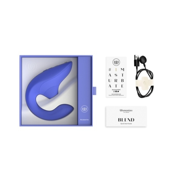 Blend Air Rabbit Vibrator - Blue - Image 16