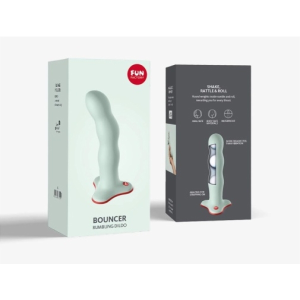 Bouncer Rumbling Dildo - Sage Green：圖片 8