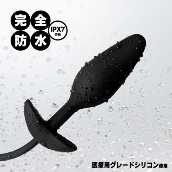 Butt Plug M-size Vibe Remote Control - Black：圖片 4