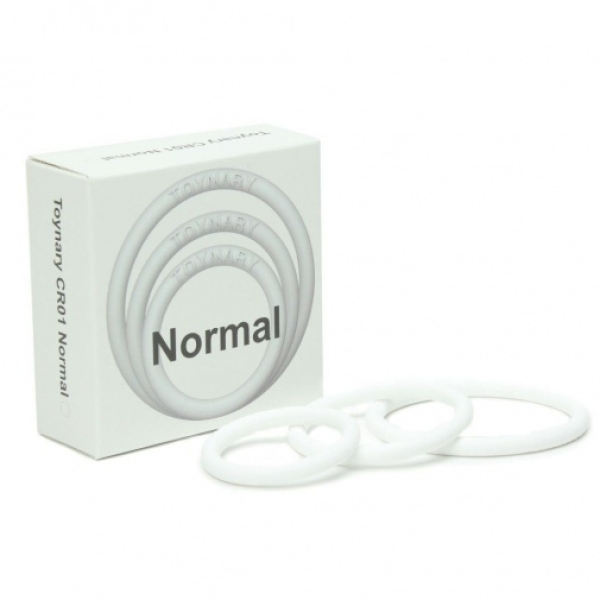 CR01 Normal Cock Rings - White