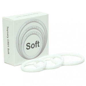 CR01 Soft Cock Rings - White