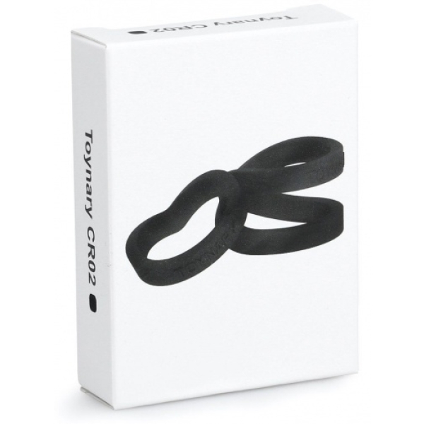 CR02 Cock Rings - Black：圖片 12