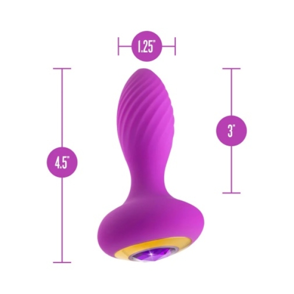 Charm Vibro Plug - Amethyst - Image 11