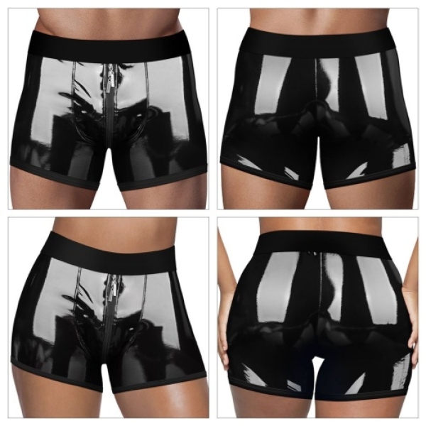 Chic Strap-On Shorts - Black - M/L - Image 4