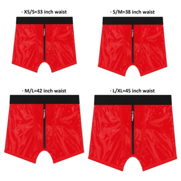 Chic Strap-On Shorts - Red - M/L - Image 15