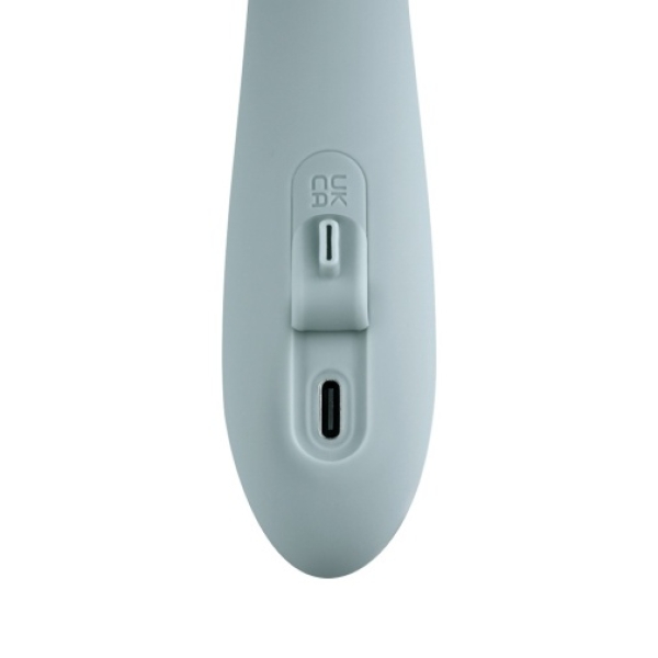 Chika APP Rabbit Vibrator - Turquoise Grey - Image 9