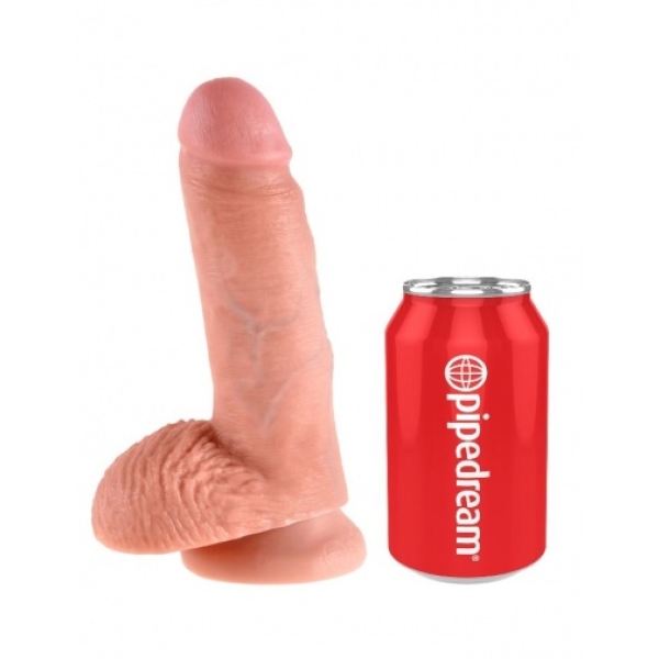 Cock 7" with Balls - Flesh - Image 5