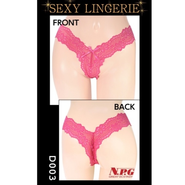 D003 Sexy Panties - Pink - Image 3