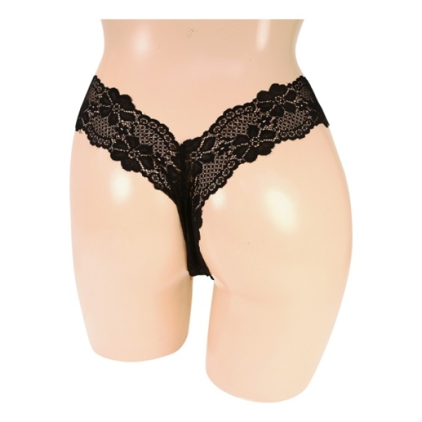 D004 Sexy Panties - Black - Image 2
