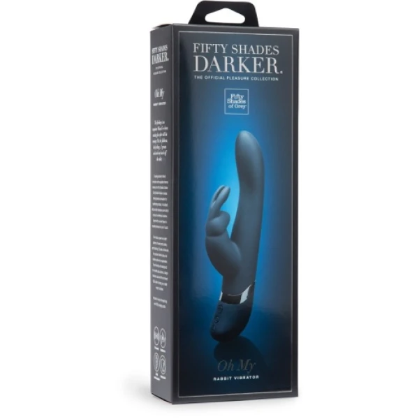 Darker Oh My Rabbit Vibrator - Black - Image 6
