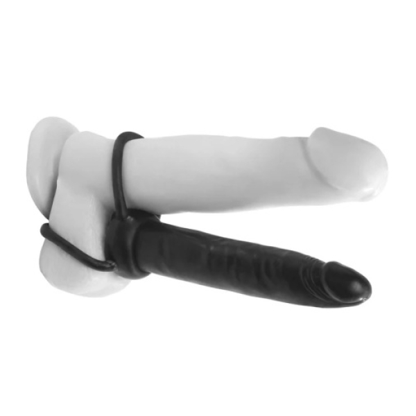 Double Trouble Strap-On - Black - Image 3