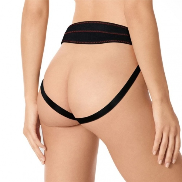 Easy Strapon Set w Balls 7'' - Flesh - Image 2