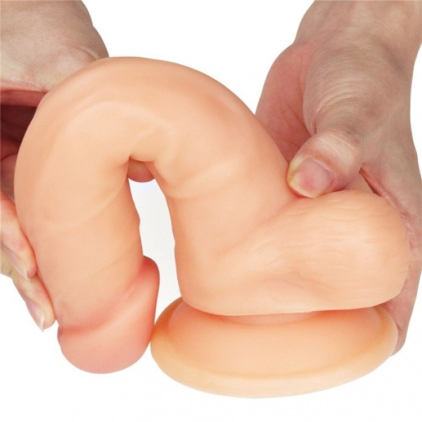 Easy Strapon Set w Balls 7.5'' - Flesh：圖片 3