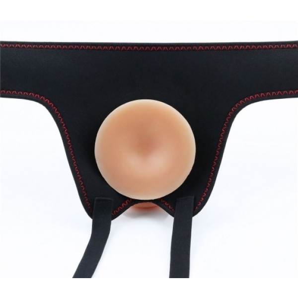 Easy Strapon Set w Balls 7.5'' - Flesh - Image 9