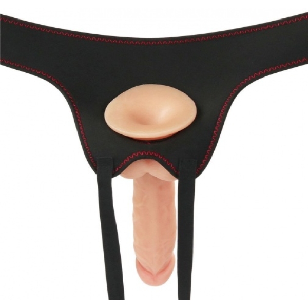 Easy Strapon Set w Balls 7.5'' - Flesh：圖片 10