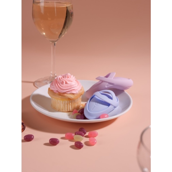 Echo 2 APP Flexible Finger Vibrator - Sky Blue：圖片 7