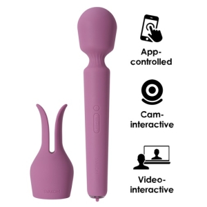 Emma Neo 2 Interactive Wand Vibrator - Romantic Rose