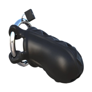 Extreme Silicone Cock Block - Black