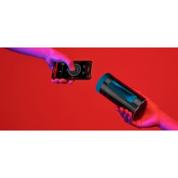 F1S V3 APP Sonic Pulse Masturbator - Red - Image 2