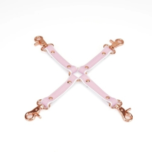 Fairy Goat Leather Hogtie - Pink