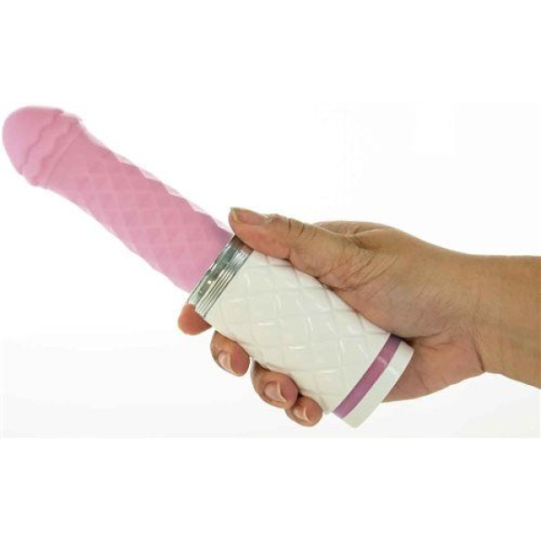 Feisty Thrusting Vibrator - Pink - Image 2