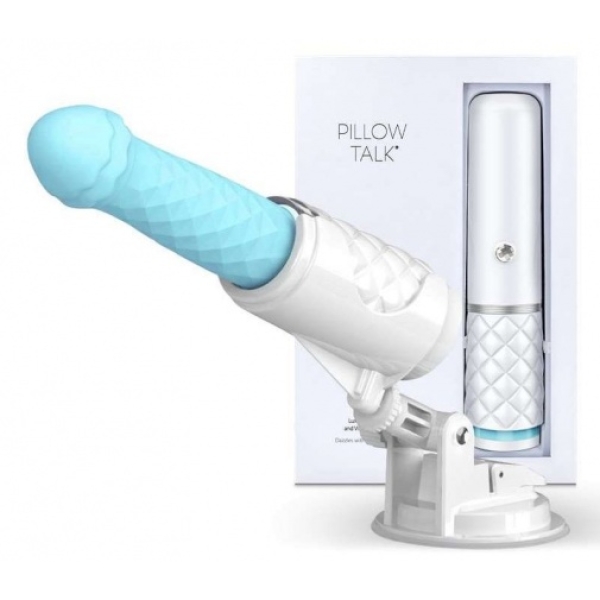 Feisty Thrusting Vibrator - Teal - Image 9