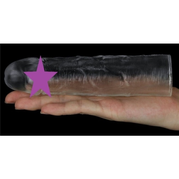 Flawless Penis Sleeve Add 1'' - Clear - Image 2