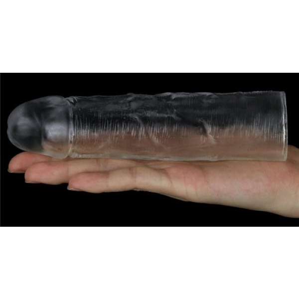 Flawless Penis Sleeve Add 1'' - Clear - Image 6