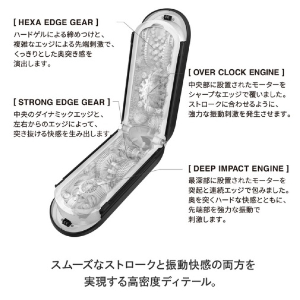 Flip Zero Gravity Electronic Vibration - Black：圖片 4