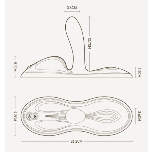 Flora APP Vibro Pad - Obsidian Black - Image 14