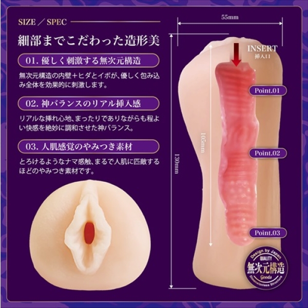 Fluffy Wet Melt Mini Masturbator - Image 5