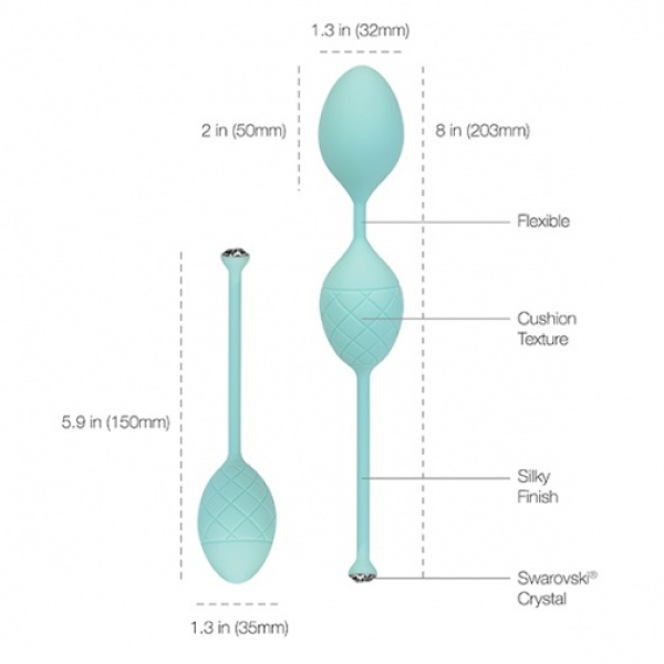 Frisky Kegel Balls - Teal - Image 4
